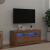 Dulap TV cu LED stejar artizanal 90x35x40 cm lemn prelucrat GartenMobel Dekor