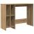 Birou, stejar artizanal, 102,5x35x75 cm, lemn prelucrat GartenMobel Dekor