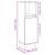 Dulap de baie, gri beton, 30x30x100 cm, lemn prelucrat GartenMobel Dekor