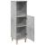 Dulap de baie, gri beton, 30x30x100 cm, lemn prelucrat GartenMobel Dekor