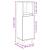 Dulap de baie, lemn vechi, 30x30x100 cm, lemn prelucrat GartenMobel Dekor