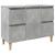 Dulap de chiuvetă, gri beton, 80x33x60 cm, lemn prelucrat GartenMobel Dekor