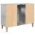 Dulap de chiuvetă, gri beton, 80x33x60 cm, lemn prelucrat GartenMobel Dekor
