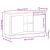 Dulap, lemn vechi, 102x35x60 cm, lemn prelucrat GartenMobel Dekor