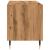 Dulap discuri stejar artizanal, 84,5x38x48 cm, lemn prelucrat GartenMobel Dekor