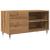 Dulap discuri stejar artizanal, 84,5x38x48 cm, lemn prelucrat GartenMobel Dekor