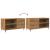 Dulap discuri stejar artizanal, 84,5x38x48 cm, lemn prelucrat GartenMobel Dekor
