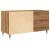 Dulap discuri stejar artizanal, 84,5x38x48 cm, lemn prelucrat GartenMobel Dekor