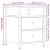 Noptiere, 2 buc, lemn vechi, 44x45x60 cm, lemn prelucrat GartenMobel Dekor
