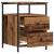 Noptiere, 2 buc, lemn vechi, 44x45x60 cm, lemn prelucrat GartenMobel Dekor