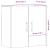 Dulap de perete, stejar artizanal, 60x31x60 cm, lemn prelucrat GartenMobel Dekor