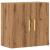 Dulap de perete, stejar artizanal, 60x31x60 cm, lemn prelucrat GartenMobel Dekor