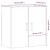 Dulap de perete, stejar artizanal, 60x31x60 cm, lemn prelucrat GartenMobel Dekor