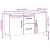 Dulap, lemn vechi, 100x36x60 cm, lemn prelucrat GartenMobel Dekor