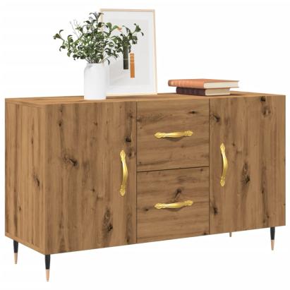 Dulap, stejar artizanal, 100x36x60 cm, lemn prelucrat GartenMobel Dekor