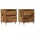 Noptiere, 2 buc., lemn vechi, 40x35x50 cm, lemn prelucrat GartenMobel Dekor
