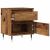 Noptiere, 2 buc., lemn vechi, 40x35x50 cm, lemn prelucrat GartenMobel Dekor