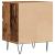 Noptiere, 2 buc., lemn vechi, 40x35x50 cm, lemn prelucrat GartenMobel Dekor