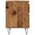 Noptiere, 2 buc., lemn vechi, 40x35x50 cm, lemn prelucrat GartenMobel Dekor
