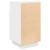 Noptiera cu 2 sertare alb 36x36x68 cm GartenMobel Dekor