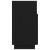 Noptiera cu 2 sertare Negru 36x36x68 cm GartenMobel Dekor