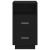 Noptiere 2 buc cu 2 sertare Negru 36x36x68 cm GartenMobel Dekor