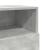 Noptiere 2 buc cu 2 sertare Gri beton 36x36x68 cm GartenMobel Dekor