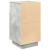 Noptiere 2 buc cu 2 sertare Gri beton 36x36x68 cm GartenMobel Dekor