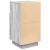 Noptiere 2 buc cu 2 sertare Gri Sonoma 36x36x68 cm GartenMobel Dekor