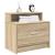 Noptiera cu sertar Stejar Sonoma 51x31x47 cm GartenMobel Dekor