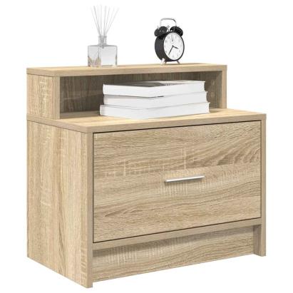 Noptiera cu sertar Stejar Sonoma 51x31x47 cm GartenMobel Dekor