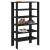 Pantofar, negru, 61x32x105 cm, lemn prelucrat GartenMobel Dekor