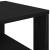 Pantofar, negru, 61x32x105 cm, lemn prelucrat GartenMobel Dekor