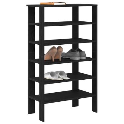 Pantofar, negru, 61x32x105 cm, lemn prelucrat GartenMobel Dekor