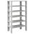 Pantofar, gri beton, 61x32x105 cm, lemn prelucrat GartenMobel Dekor