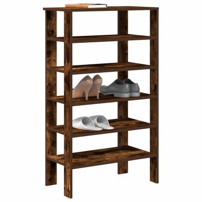 Pantofar, stejar fumuriu, 61x32x105 cm, lemn prelucrat GartenMobel Dekor