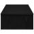 Raft de perete cu sertare negru 80x31x17 cm lemn prelucrat GartenMobel Dekor