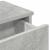 Raft de perete cu sertare Gri beton 80x31x17 cm Lemn prelucrat GartenMobel Dekor