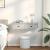 Raft de perete cu sertare Gri Sonoma 80x31x17 cm Lemn prelucrat GartenMobel Dekor