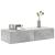 Raft de perete cu sertare Gri beton 80x33x17 cm Lemn prelucrat GartenMobel Dekor