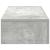 Raft de perete cu sertare Gri beton 80x33x17 cm Lemn prelucrat GartenMobel Dekor