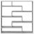 Raft cubic perete cu 7 compartimente sonoma gri lemn prelucrat GartenMobel Dekor