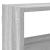 Raft cubic perete cu 7 compartimente sonoma gri lemn prelucrat GartenMobel Dekor