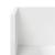 Rafturi de perete 2 buc., alb, 100x16,5x16,5 cm, lemn prelucrat GartenMobel Dekor