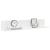 Rafturi de perete 2 buc., alb, 100x16,5x16,5 cm, lemn prelucrat GartenMobel Dekor