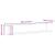 Rafturi de perete 2 buc., alb, 100x16,5x16,5 cm, lemn prelucrat GartenMobel Dekor