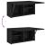 Dulap de perete de baie, negru, 60x25x30 cm, lemn prelucrat GartenMobel Dekor