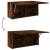 Dulap perete baie, stejar fumuriu, 60x25x30 cm, lemn prelucrat GartenMobel Dekor