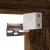 Dulap perete baie, stejar fumuriu, 60x25x30 cm, lemn prelucrat GartenMobel Dekor