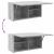 Dulap perete baie, gri sonoma, 60x25x30 cm, lemn prelucrat GartenMobel Dekor